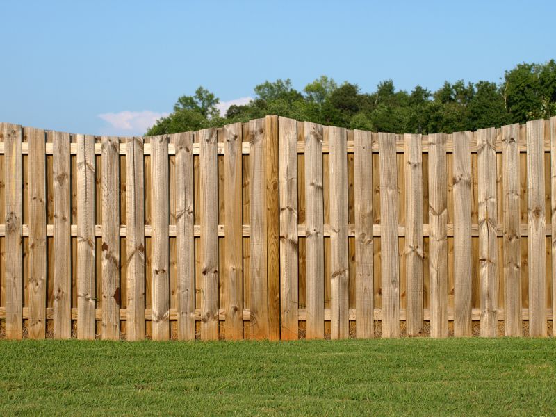 Plank Fence Installation in Roseville, CA