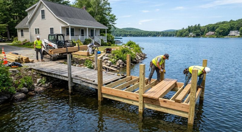 Water Dock Installation in Overland Park, KS